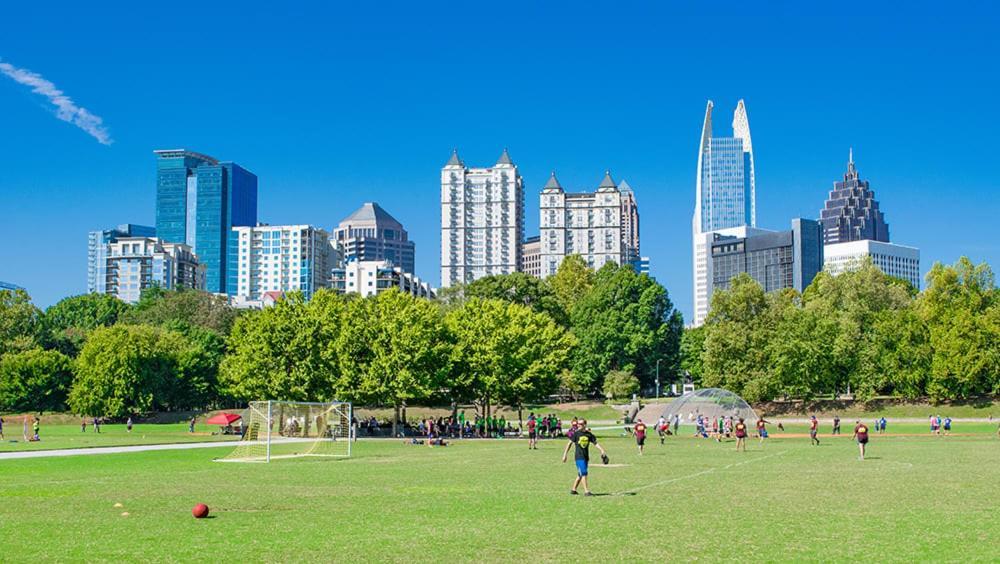 Impressive Mid-Downtown Residence Heart Of Peidmont Park Atlanta Eksteriør billede